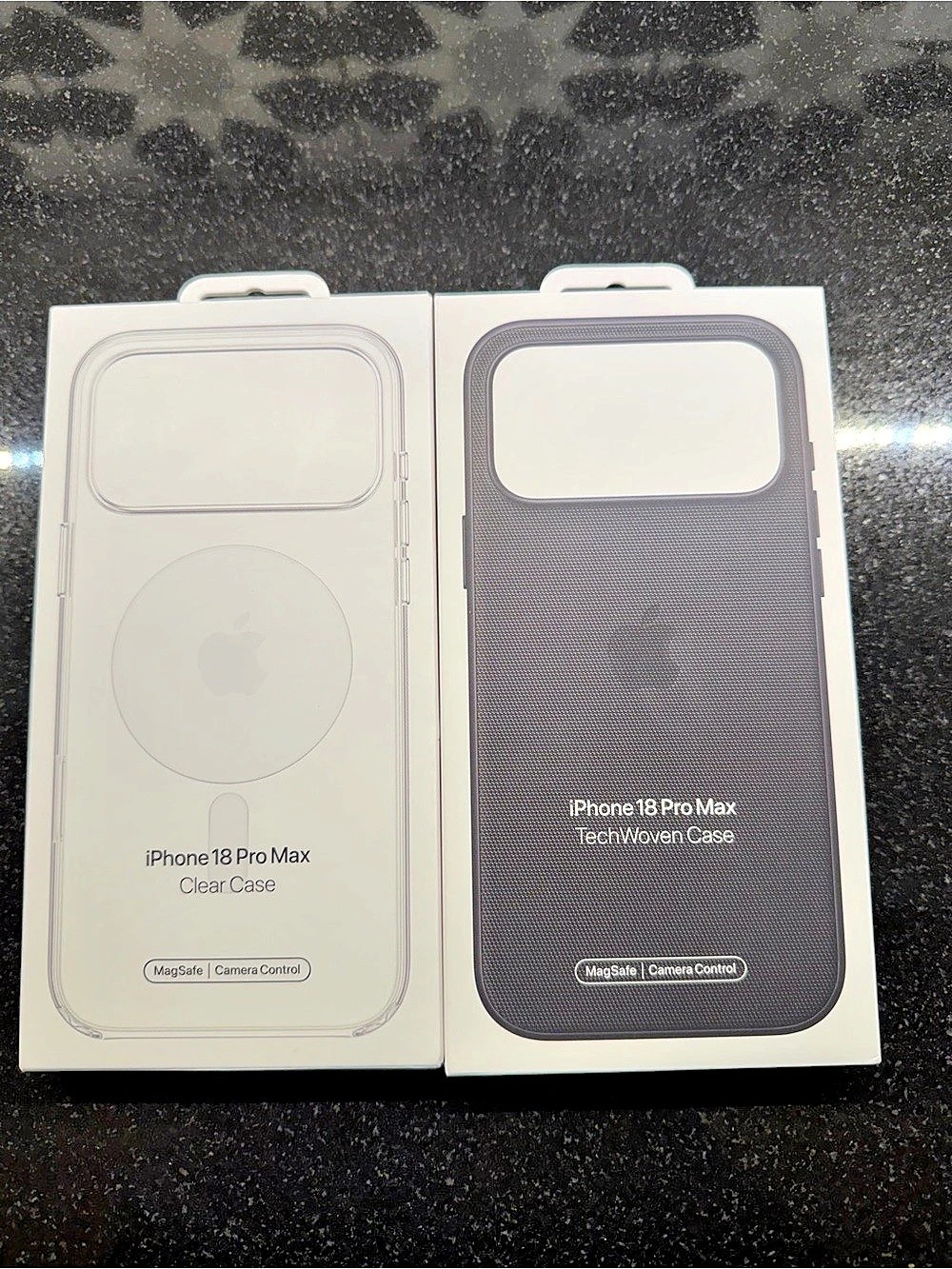 Apple iPhone 18 Pro Max TechWoven Case Clear & Black Cases - unopened